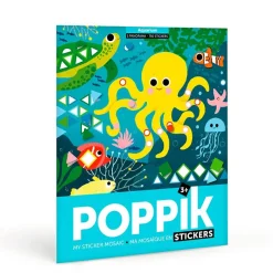 Poppik Paper Sticker Mosaic Poster with 750 Stickers – Aquarium