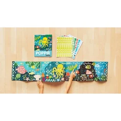Poppik Paper Sticker Mosaic Poster with 750 Stickers – Aquarium