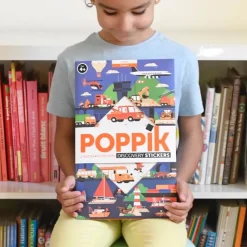 Poppik Sticker Mosaic in Paper, Poster and 44 Stickers - Vehicles