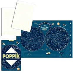 Poppik Sticker Mosaic on Paper, Poster and 640 Stickers, Glow in the Dark - Sky Map