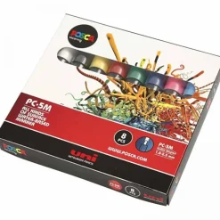 Posca Markers, 0.9–1.3 mm Line Width – 12 Assorted Colours