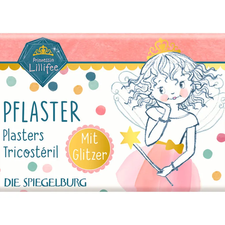Prinsesse Lillefe plaster with glitter