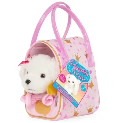 Pucci Pups Dog in Bag with Crown Pattern