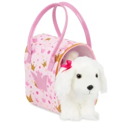 Pucci Pups Dog in Bag with Crown Pattern