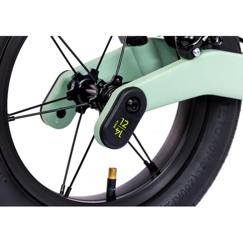 Puky Balance Bike Next Combo Pack 12" and 14" Green - Suitable for Ages 2.5 and Up