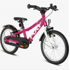 Puky Cyke 16" Free Wheel Kids Bike with Handbrake Only, Berry/White - Suitable for Ages 4 and Up