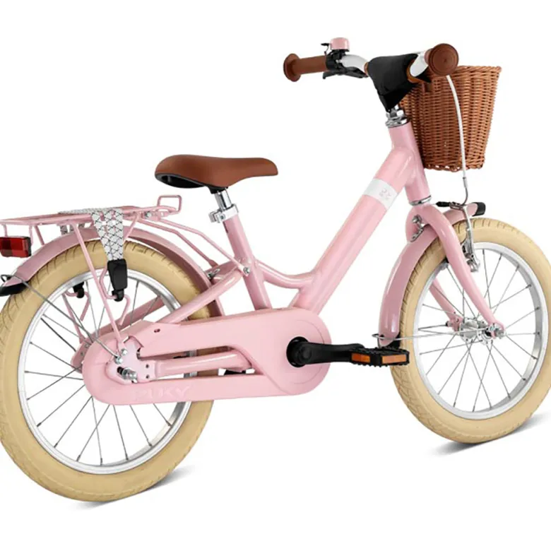 Puky Youke Classic 16" Children's Bike in Retro Rose - Suitable for Ages 4 and Up