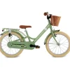 Puky Youke Classic 18" Children's Bike Retro Green - For Ages 5 and Up