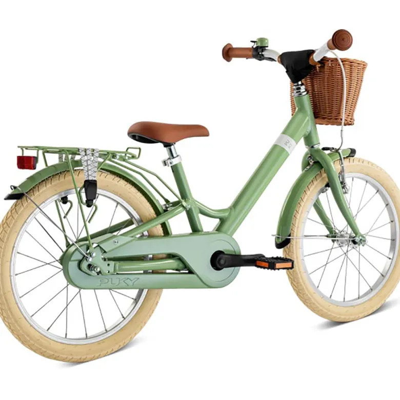 Puky Youke Classic 18" Children's Bike Retro Green - For Ages 5 and Up