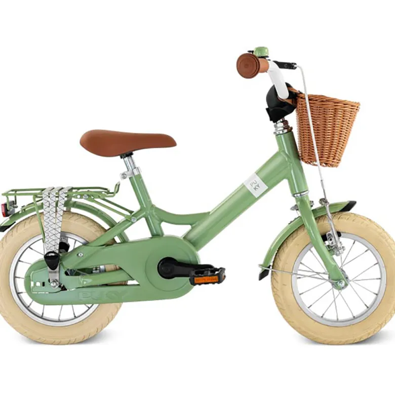 Puky Youke Classic Children's Bike 12" Retro Green - For Ages 3 and Up