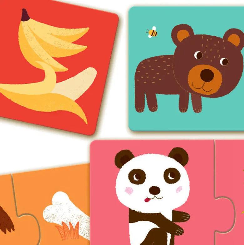 Puzzle Duo: Who Eats What?