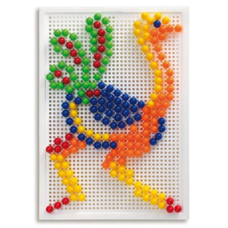 Quercetti Fanta Color Pegboard with 270 Pegs