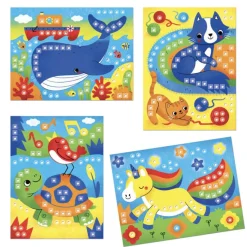 Quercetti Peg Board, Fantacolor Animals