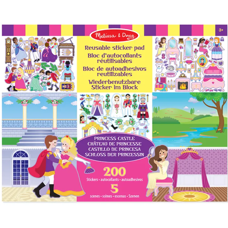 Reusable Foam Stickers - Princess Castle