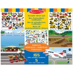 Reusable Foam Stickers - Vehicles