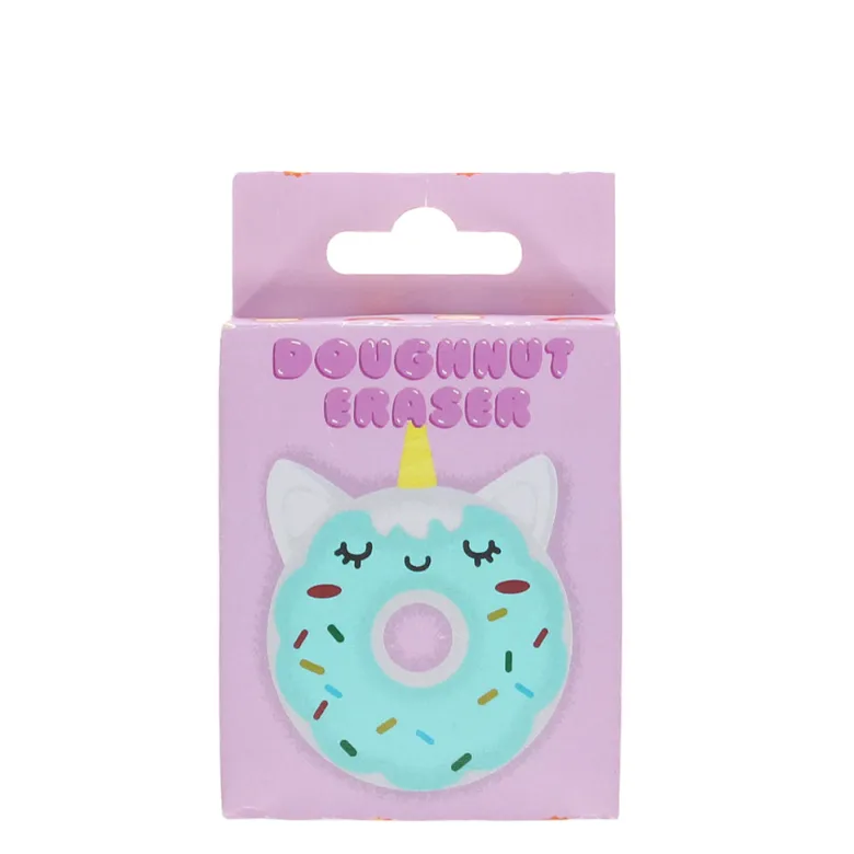 Rex London Eraser, Animal Doughnut - Unicorn