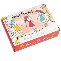 Rex London French Skipping Elastic with Songbook – Perfect for Jumping and Skipping