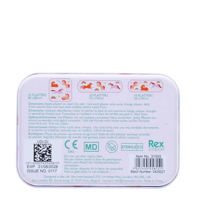 Rex London Plasters, Unicorn Design – Pack of 30