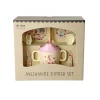 Rice Baby Dining Set in Gift Box, Pink Fun Fair
