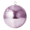 Rice Disco Ball in Soft Pink, 25 cm