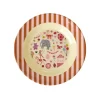 Rice Melamine Children's Bowl, Pink - Fun Fair Print