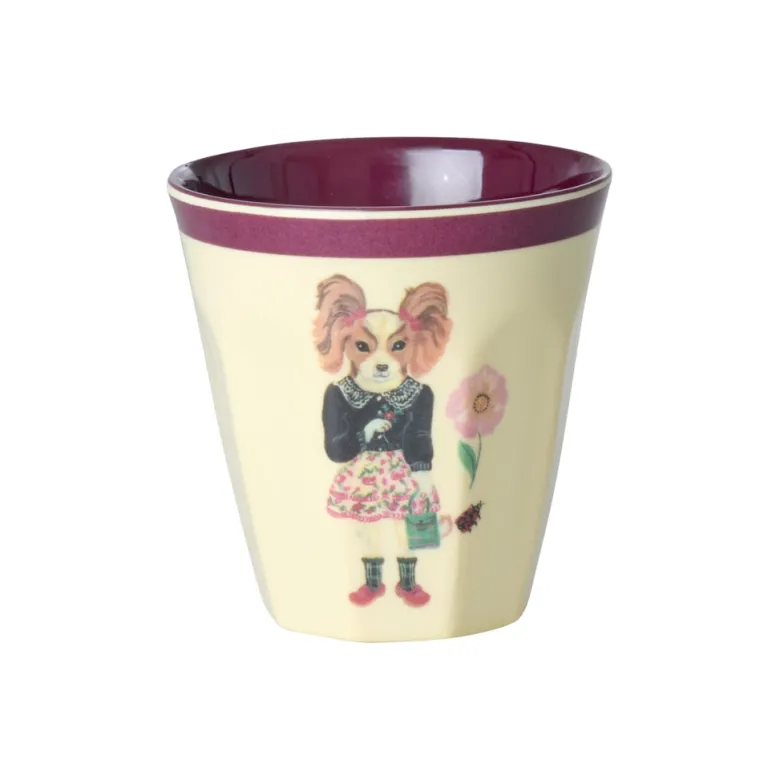 Rice Melamine Cups, Multicoloured, Nathalie Lété Print, 6-Pack - Small