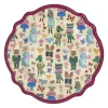Rice Melamine, Vintage Dinner Plate, Bordeaux - Nathalie Lété Print