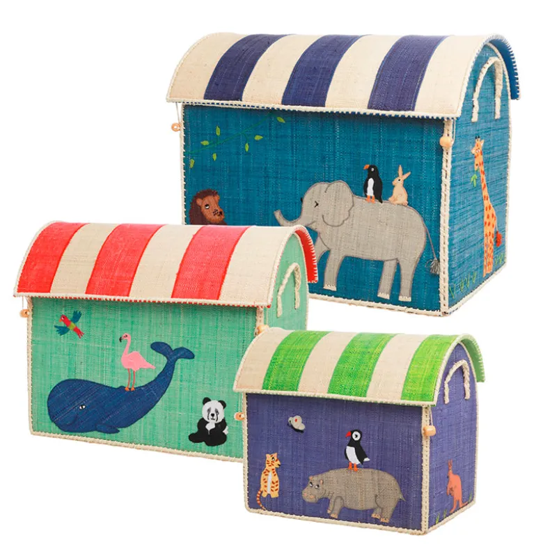 Rice Storage Basket, Animal Design