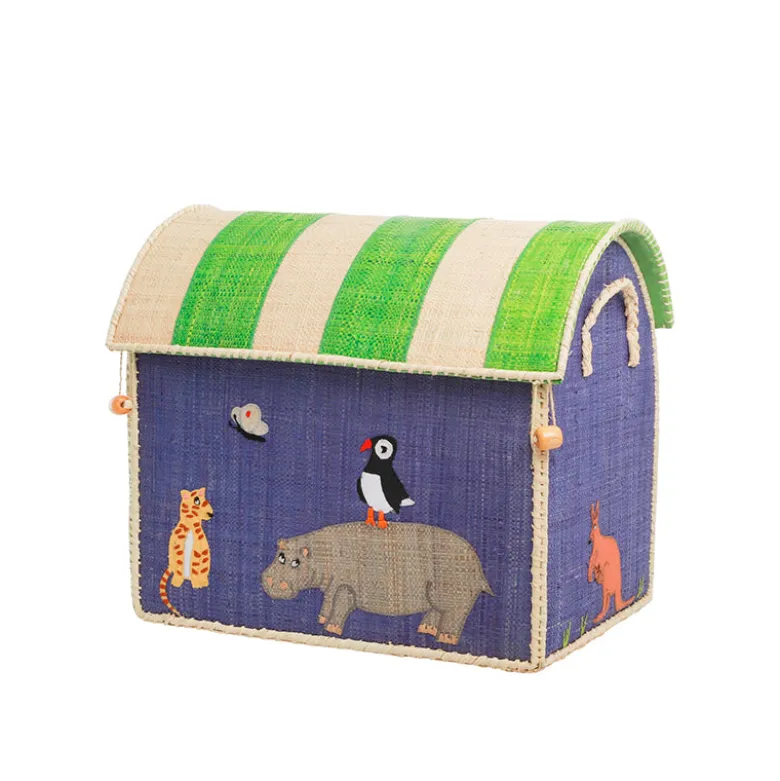 Rice Storage Basket, Animal Design