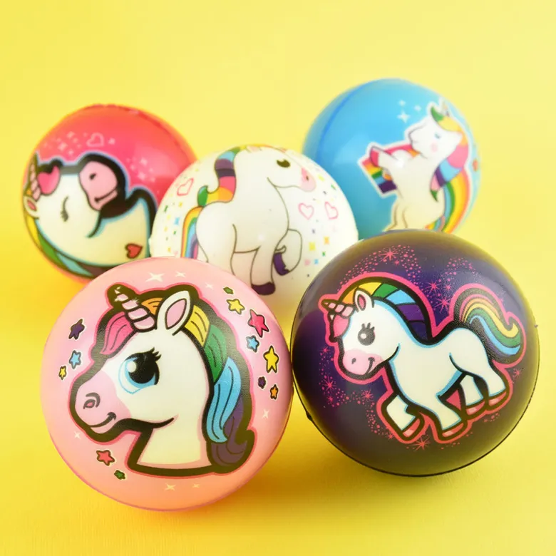 Robetoy Ball with Unicorn Design, 5 Assorted Models