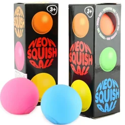 Robetoy Squeeze Ball Glitter - 3-Pack, Neon