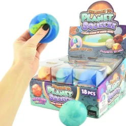 Robetoy Squeeze Ball, Planet – Assorted Colours