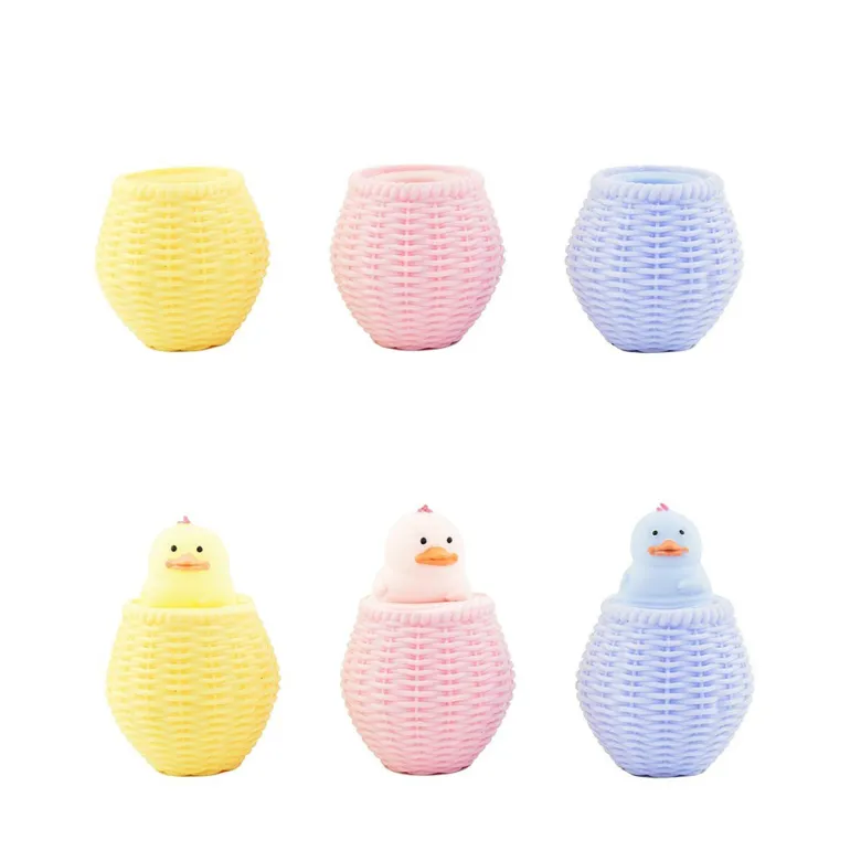 Robetoy Squeezy Ball Shaped Like a Chicken, Assorted Colors