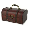 Robetoy Treasure Chest in Wood, 20 cm
