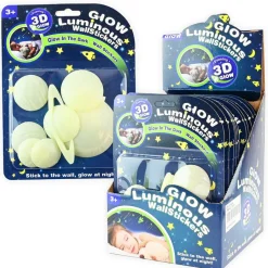 Robetoy Wall Stickers, Glow in the Dark - Planet 3D