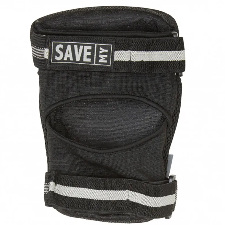 Save My Bones, Protective Gear for Roller Skating, Black - Sizes XS-L