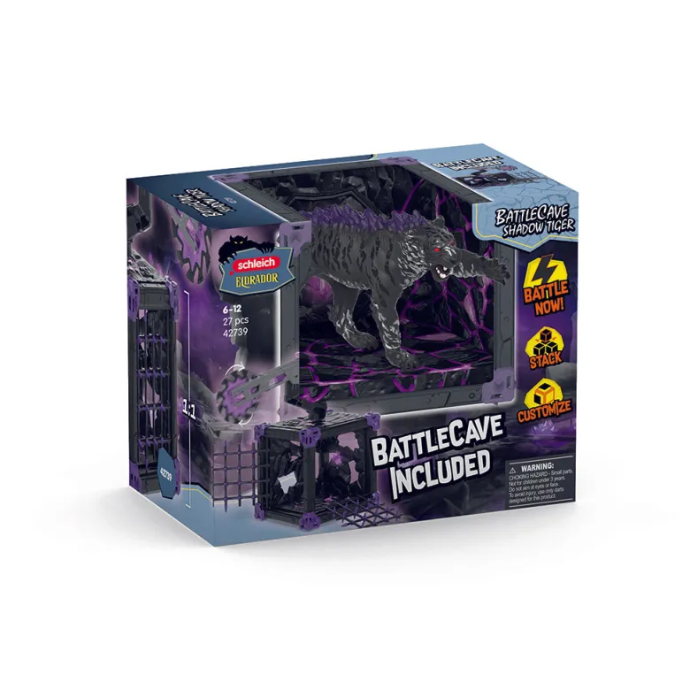 Schleich Eldrador BattleCave Shadow Tiger