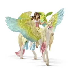 Schleich Fairy Surah with Glitter Pegasus