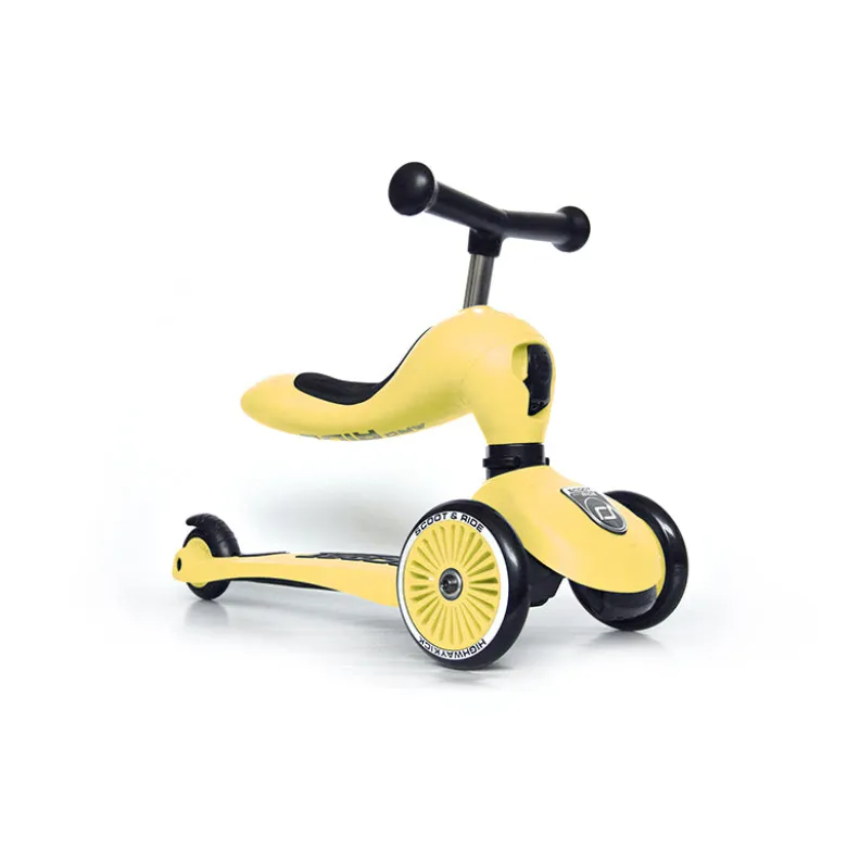 Scoot and Ride Highway Kick 1 Scooter - Lemon