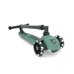 Scoot and Ride Highway Kick 3, Children's Scooter with LED Wheels - Forest