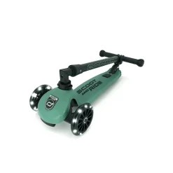 Scoot and Ride Highway Kick 3, Children's Scooter with LED Wheels - Forest