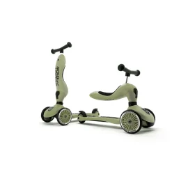 Scoot and Ride Highway Kick 1, Scooter - Olive
