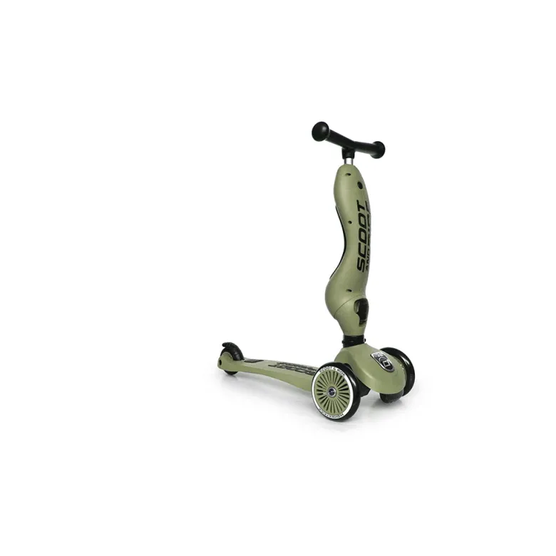 Scoot and Ride Highway Kick 1, Scooter - Olive