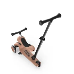 Scoot and Ride, Highway Kick 1, Push & Go Scooter with Push Bar - Mocha