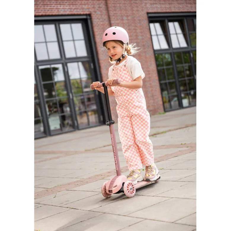 Scoot and Ride Highway Kick 3S, Scooter - LED Rose