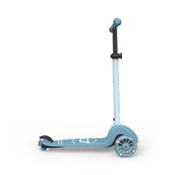 Scoot and Ride Highway Kick 3S Scooter - LED Steel