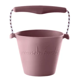 Scrunch Bucket, Soft Collapsible Pail - Dusty Rose