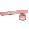 Scrunch Name Bracelet, ID Bracelet - Dusty Rose