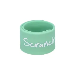 Scrunch Name Bracelet, ID Bracelet - Mint