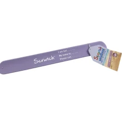 Scrunch Name Bracelet, ID Bracelet - Light Dusty Purple